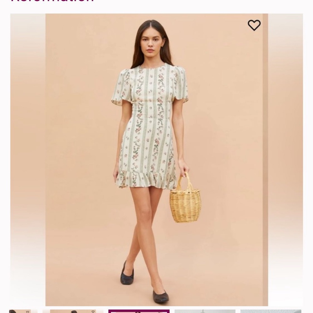Reformation Beesley Mini Dress Size 4
